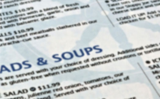 View our Menu