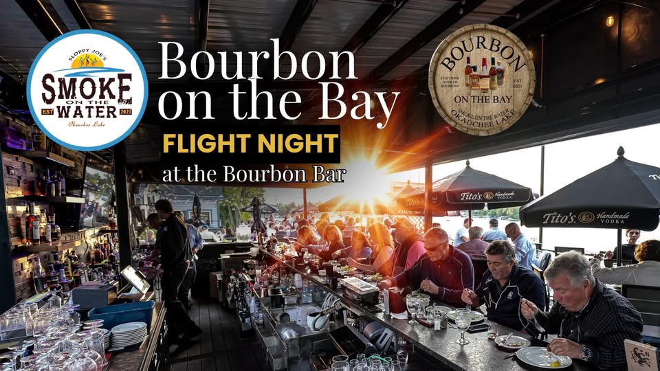 Bourbon Flight Night at the Bourbon on the Bay Bar, Smoke on the Water, Okauchee Lake